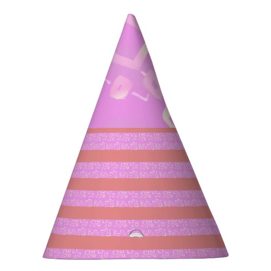 Pink Strip Party Hut Partyhütchen (Rechts)