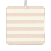 Pink Strip & Peony Gastgeschenk Hochzeit Air Fresh Autolufterfrischer (Rückseite)