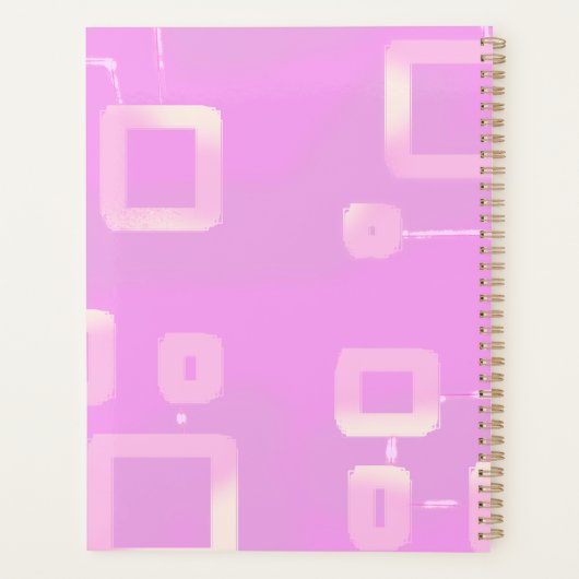 Pink Strip Planner Planer (Rückseite)