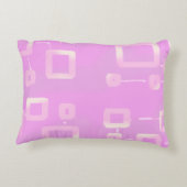 Pink Stripe Accent Pillow Dekokissen (Rückseite)