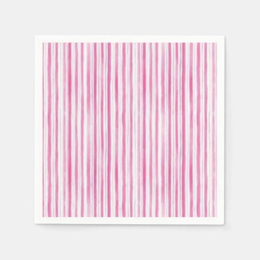 Pink Stripe Baby Girl Babydusche Serviette (Vorderseite)