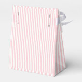 Pink Stripe Coastal Preppy Geschenkschachtel (Rückseite)