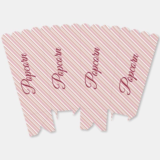 Pink Stripe Design Geschenkschachtel (Ungeklappt)