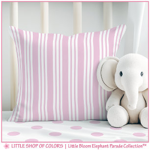 Pink Stripe Kinderzimmer Kissen