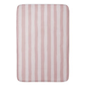 Pink Stripe Muster Zwei schöne Schattierungen in P Badematte (Vorderseite Vertikal)