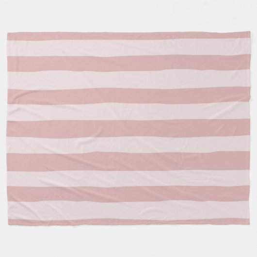 Pink Stripe Muster Zwei schöne Schattierungen in P Fleecedecke (Vorderseite (Horizontal))