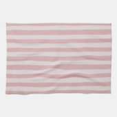 Pink Stripe Muster Zwei schöne Schattierungen in P Geschirrtuch (Horizontal)