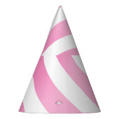 Pink Stripe Party Hat (angepasst) Partyhütchen (Links)