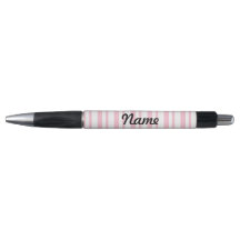 Pink Stripe Pen personalisieren
