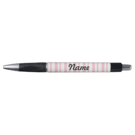 Pink Stripe Pen personalisieren Kugelschreiber