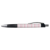Pink Stripe Pen personalisieren Kugelschreiber (Oberseite)