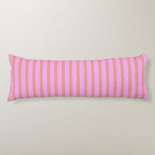 Pink Stripe Uni Dorm Pillow Seitenschläferkissen