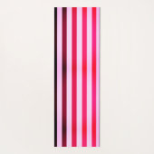 Pink Stripe Yoga Mat Yogamatte (Rückseite)