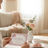 Pink Striped Bow 60th Birthday Celebration  Einladung