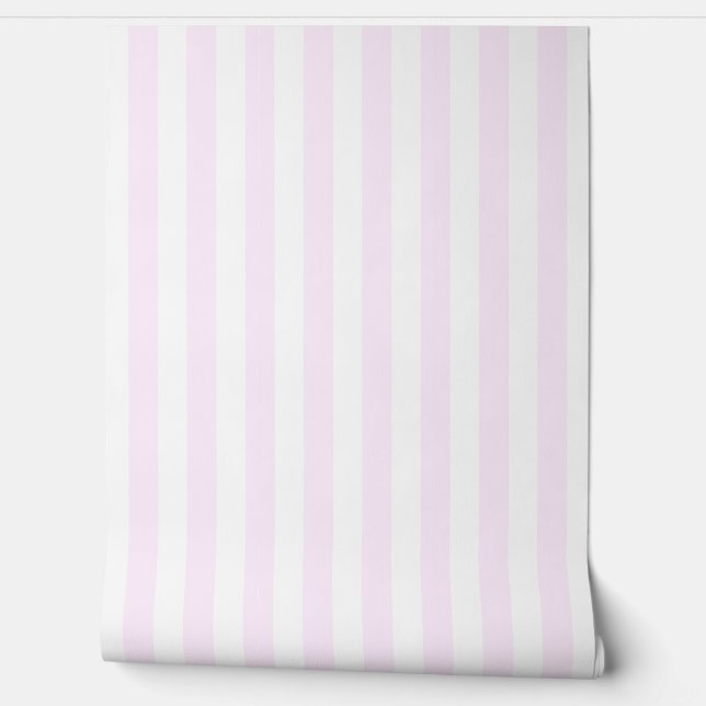 Pink Striped Wallpaper Tapete (Abrollen)