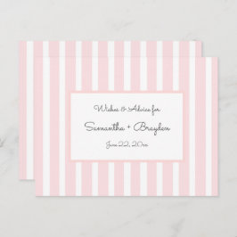 Pink Stripes Babyduschberatung, Gebete Hinweiskarte