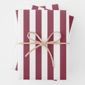 Pink Stripes Birthday Geschenkpapier Set (Beispiel)