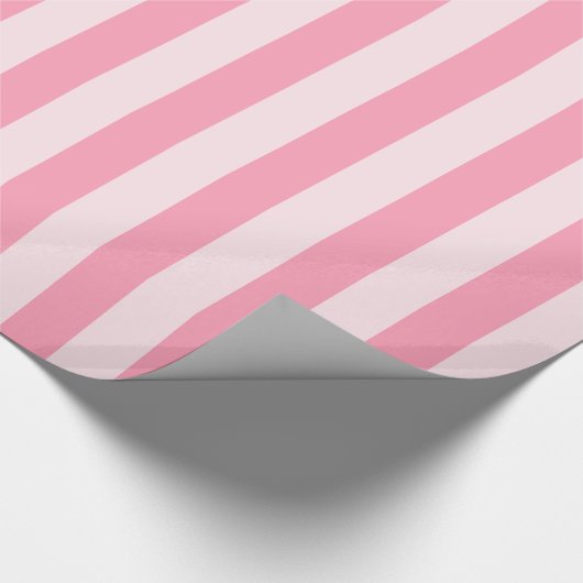 Pink Stripes Candy Shop Packpapier (Ecke)
