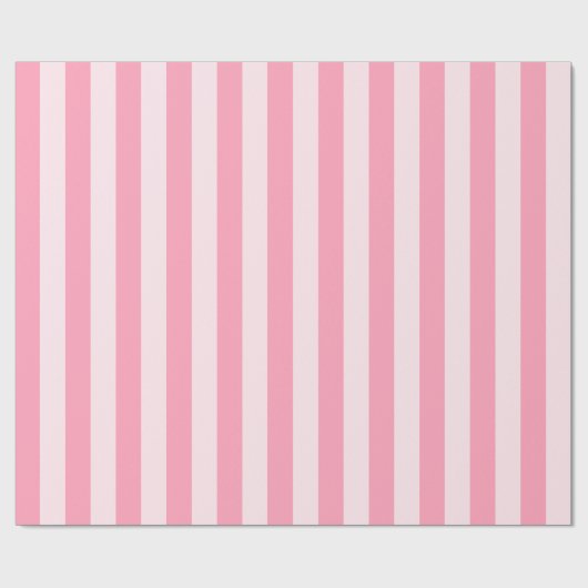 Pink Stripes Candy Shop Packpapier (Flach)