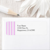 Pink Stripes Custom Label Template (Insitu)