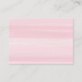 Pink Stripes Display Duschekarte Begleitkarte (Rückseite)