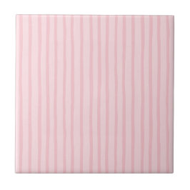 Pink Stripes Fliese