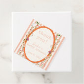 Pink Stripes Garden Blumenspülung Kinderdusche Geschenkanhänger (Beispiel)