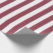 Pink Stripes Geburtstag Geschenkpapier (Ecke)