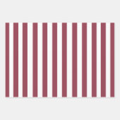 Pink Stripes Geburtstag Geschenkpapier Set (Vorderseite)