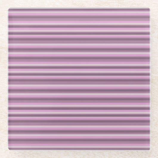 Pink stripes glasuntersetzer (Vorderseite)