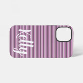 Pink stripes iPhone hülle (Rückseite (Horizontal))