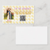 Pink Stripes Lemons Graduation Party Begleitkarte (Vorne/Hinten)