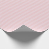 Pink Stripes - Minimal Christmas Gift Wrap Geschenkpapier (Ecke)
