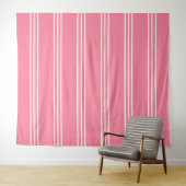 Pink Stripes Mustertapeten Wandteppich (Beispiel (Horizontal))