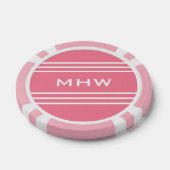 Pink Stripes Poker Pokerchips (Einzeln)