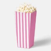 Pink Stripes Popcorn Gefälligkeitsbox Geschenkschachtel (Geplatzt)