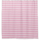 Pink Stripes Seamless Pattern Duschvorhang (Vorderseite)