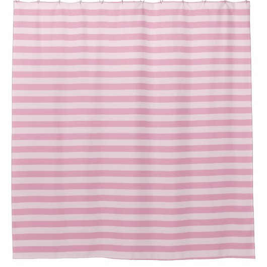 Pink Stripes Seamless Pattern Duschvorhang (Vorderseite)