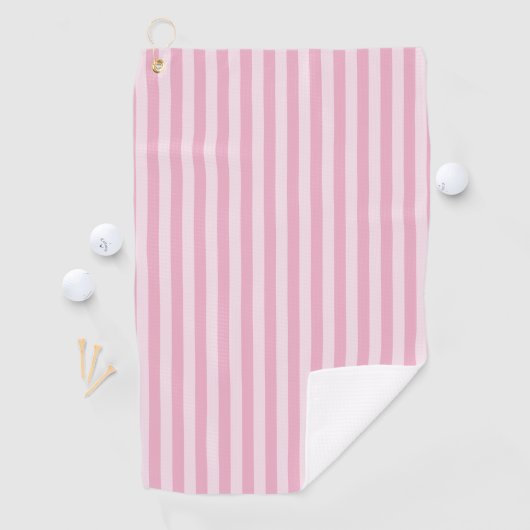 Pink Stripes Seamless Pattern Golfhandtuch (Insitu)
