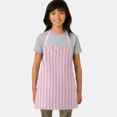 Pink Stripes Seamless Pattern Schürze (Insitu)