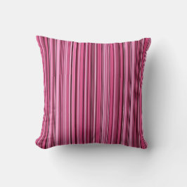 Pink Stripes Throw Kissen