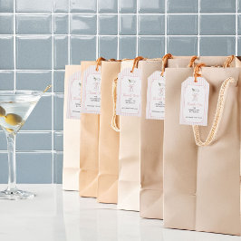 Pink Stripes Tini One ist auf dem Weg danke Geschenkanhänger