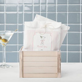 Pink Stripes Tini One ist auf dem Weg danke Geschenktütchen