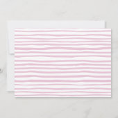 Pink Stripes We Moved Y'all Moving Announcement Einladung (Rückseite)