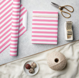 Pink Stripes Wrapper Geschenkpapier