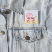 Pink Stroller Kinderdusche Button (Beispiel)