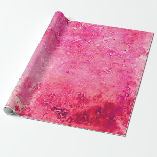 Pink Structures made in manual on a paper paintsba Geschenkpapier