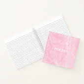 Pink Stucco Poetry Journal Notizblock (Innenseite)