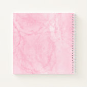 Pink Stucco Poetry Journal Notizblock (Rückseite)