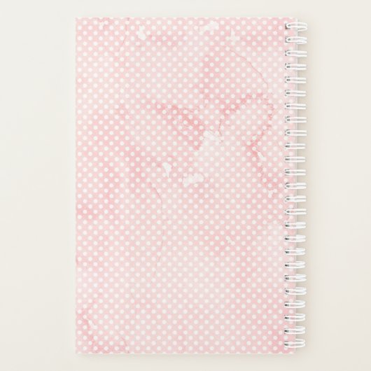 Pink Succulents Terrarium Planer (Rückseite)